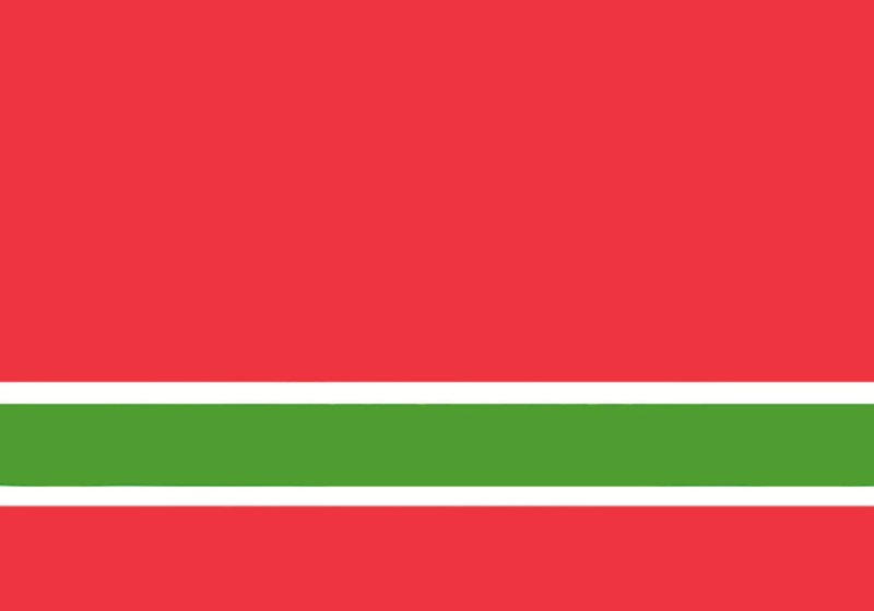 Лезгинский флаг на черном фоне