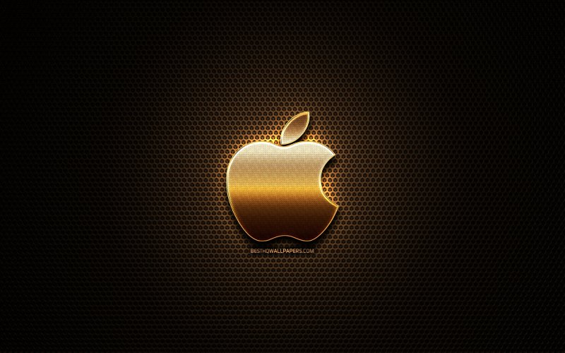 Логотип apple на черном фоне