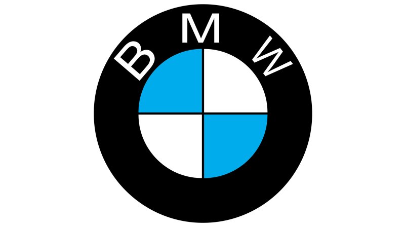Логотип bmw на белом фоне