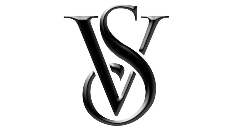 Логотип буква v на черном фоне
