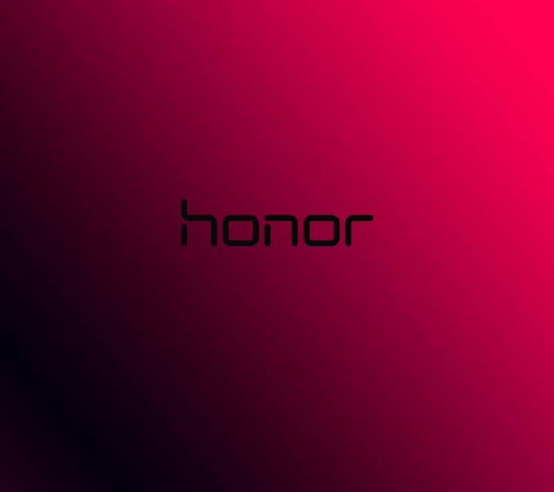 Логотип honor на черном фоне