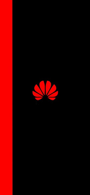 Логотип huawei на черном фоне