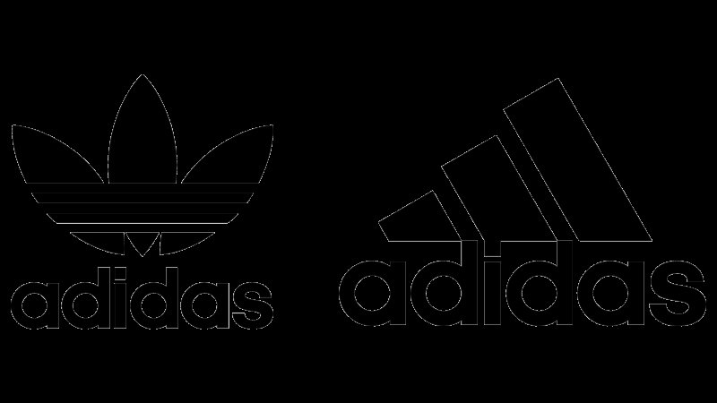 Логотип известные бренды на белом фоне
