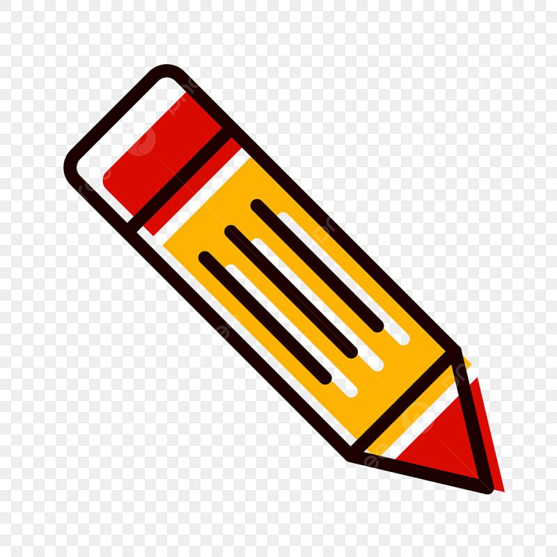 Логотип карандаш на белом фоне