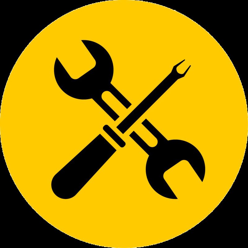 Логотип ключ на красном фоне