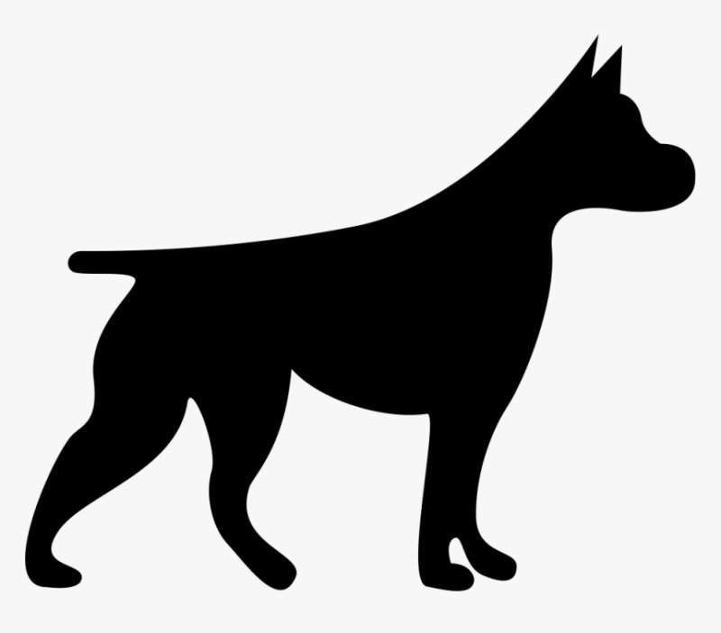 Логотип собаки на белом фоне