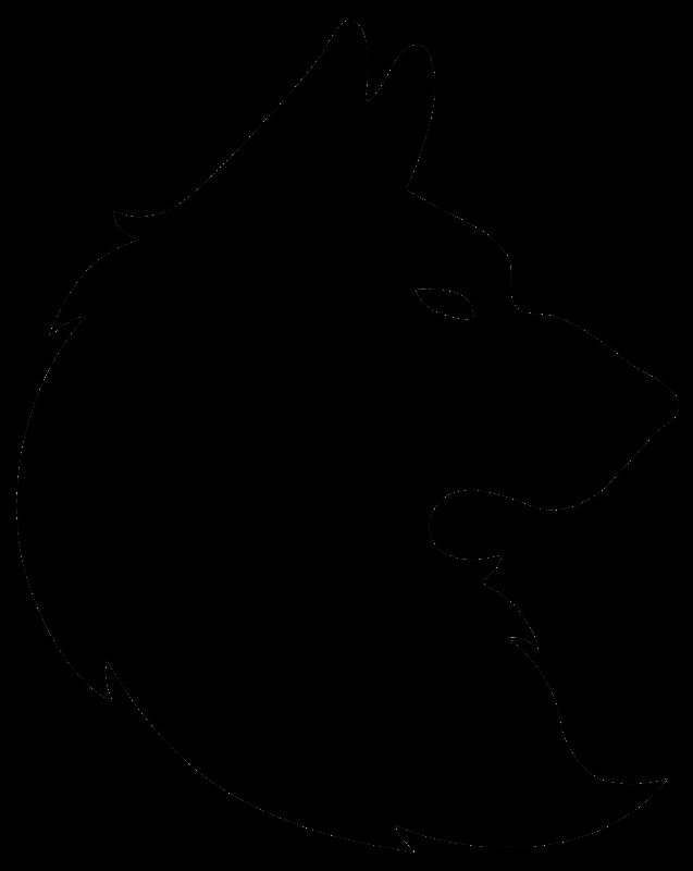 Логотип волка на белом фоне
