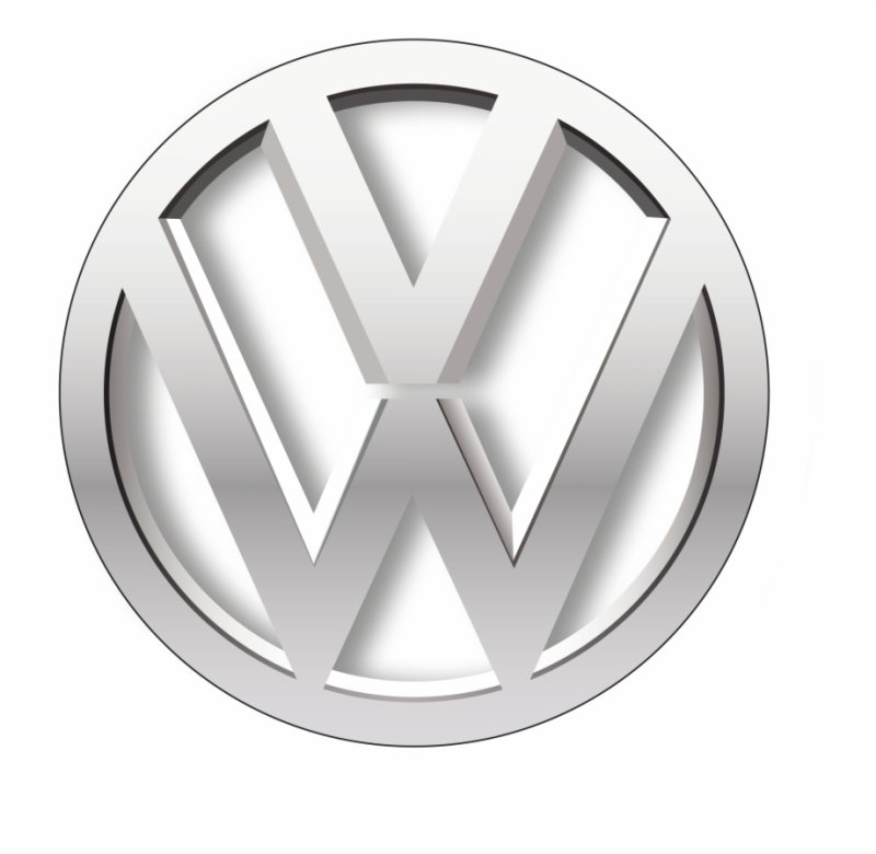 Логотип volkswagen на белом фоне