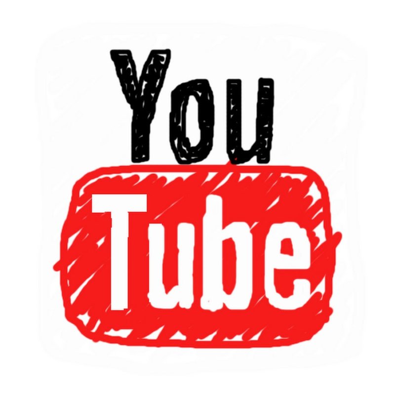 Логотип youtube на белом фоне