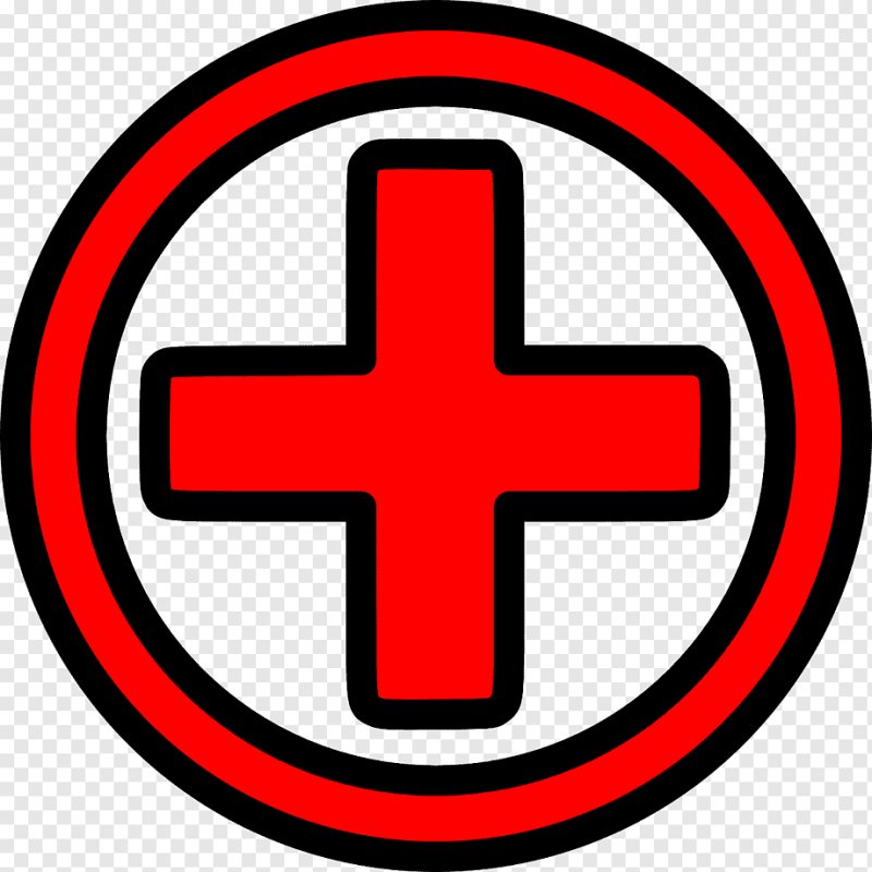 Медицинский крест на белом фоне