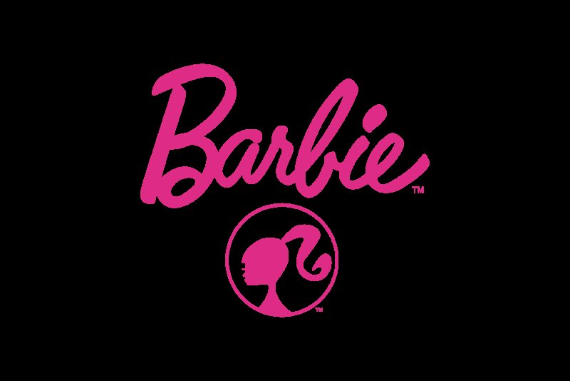 Надпись barbie на розовом фоне