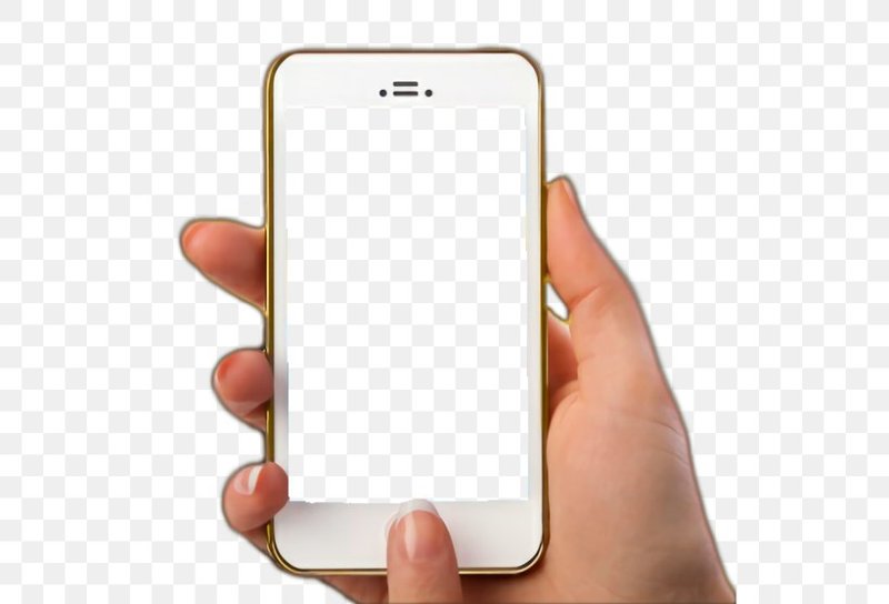 Рамка смартфона на белом фоне
