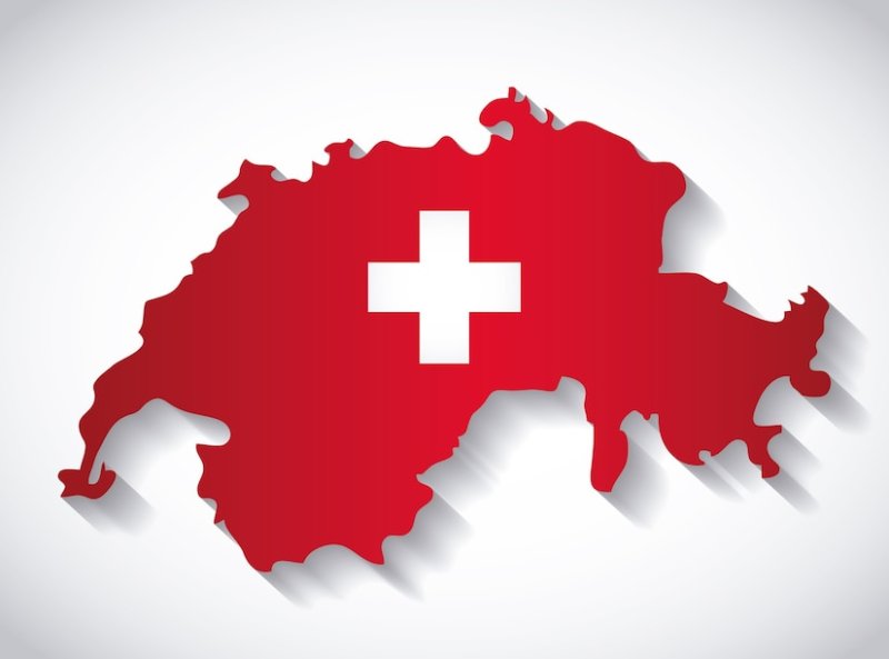 Швейцария флаг на фоне