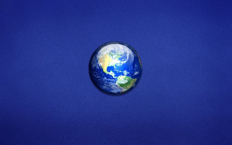 Синий фон земной шар