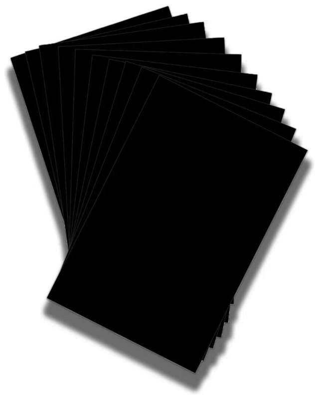 Цветная бумага на черном фоне