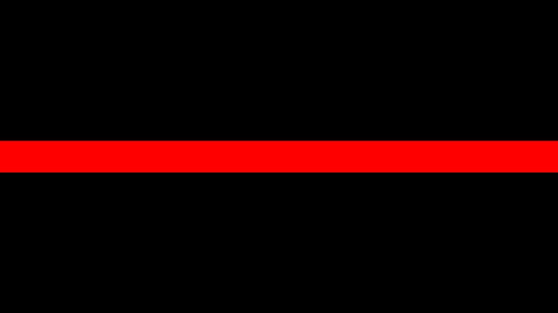 Вертикальная красная полоса на черном фоне