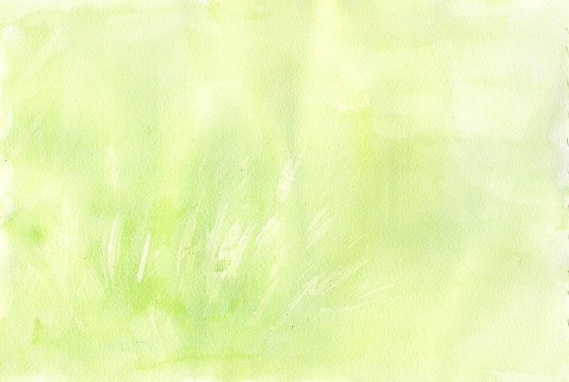 Зеленый фон акварель
