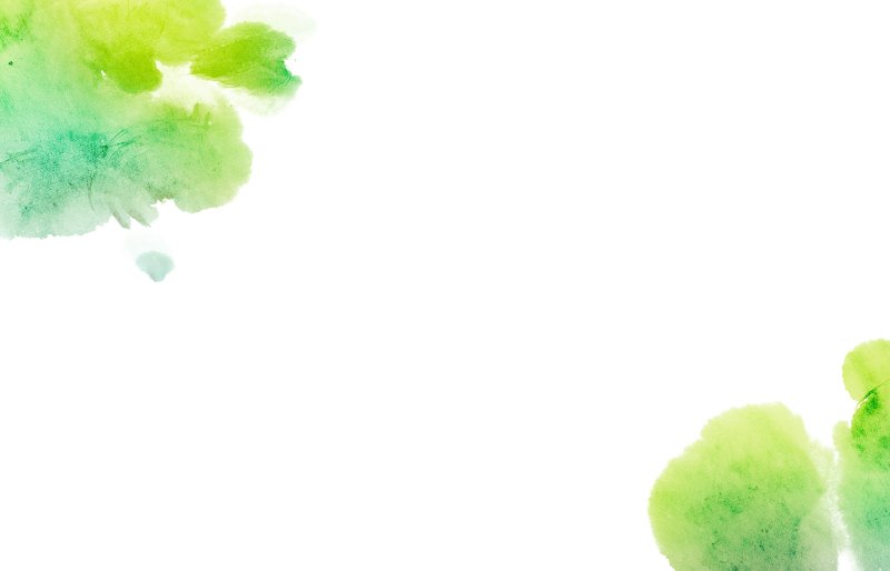 Зеленый нежный фон акварель