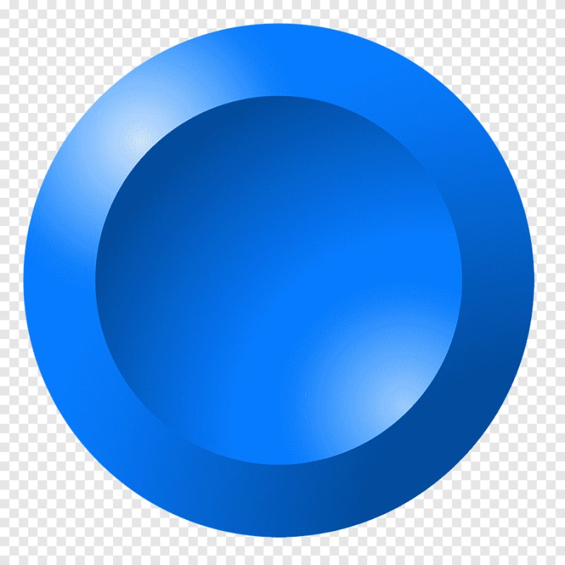 Знак на белом фоне синий круг
