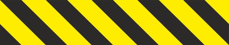 Знак полосы на желтом фоне