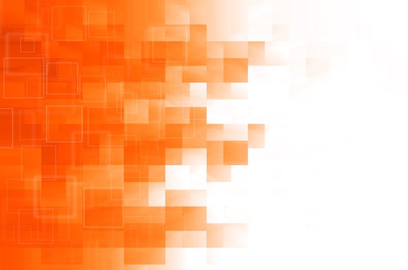 Оранжевый квадрат на прозрачном фоне