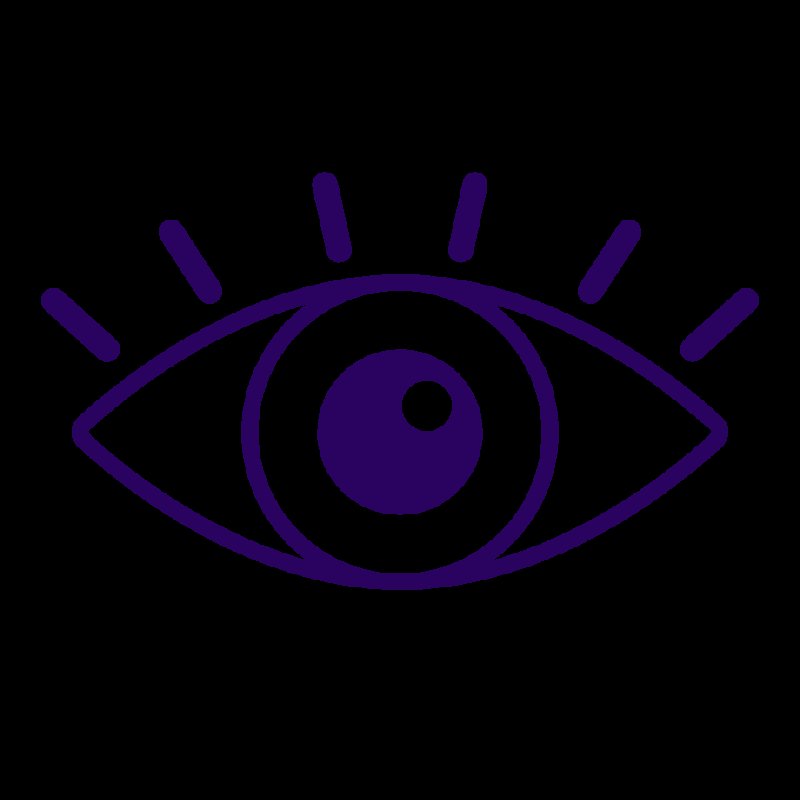 Глаз символ на прозрачном фоне