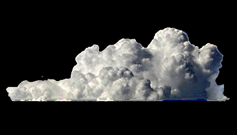Перистые облака на прозрачном фоне