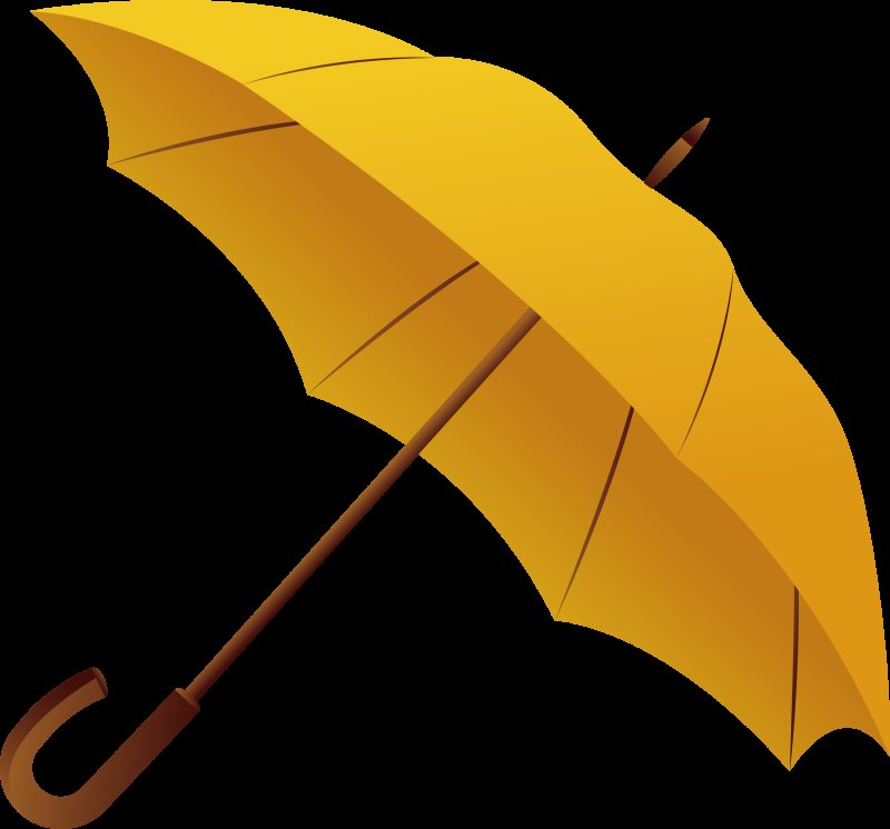 Зонт на прозрачном фоне