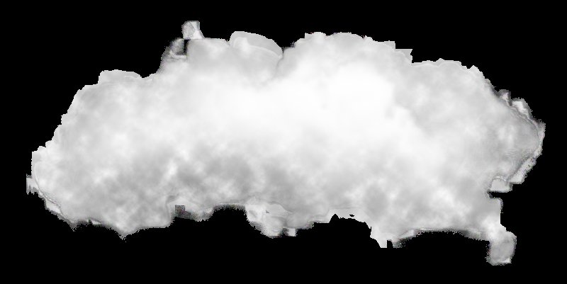 Облака psd на прозрачном фоне