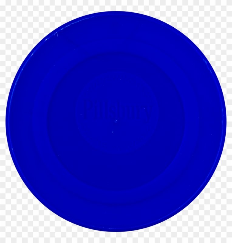 Круг синего цвета на прозрачном фоне